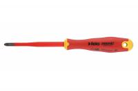 Отвертка диэлектрическая Felo Z 1X80 мм +/- E-Slim Ergonic, 41419290